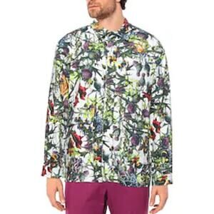MAUNA KEA Floral Patterned Button Down Shirts Relaxed Fit Men's L Streetwear